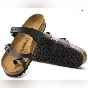 Birkenstock Black Cross-Strap Sandals